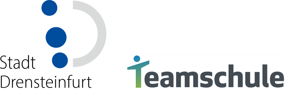 Logos Stadt Drensteinfurt und Teamschule Drensteinfurt